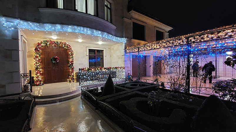 Weihnachtsdekoration Restaurants Bonn